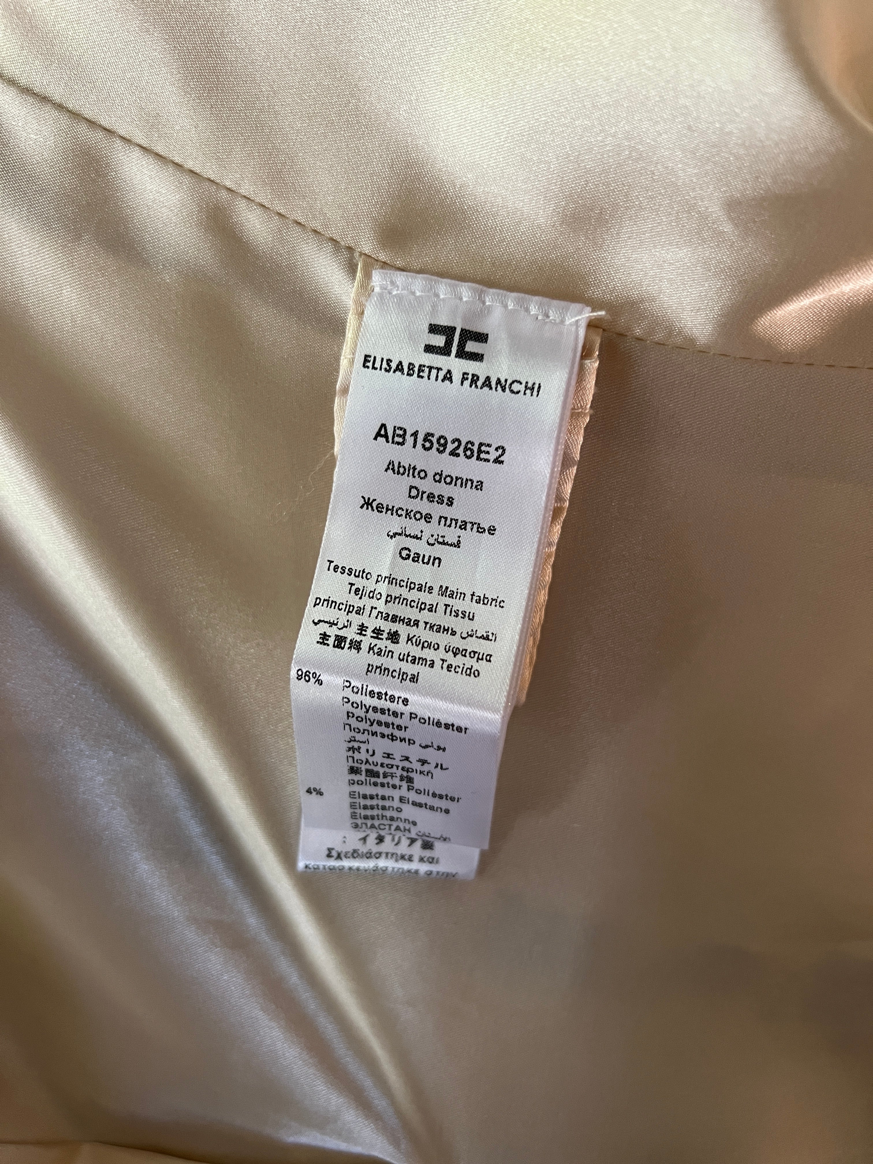 Elisabetta Franchi - Veste longue logo