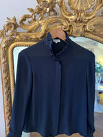 Charger l&#39;image dans la galerie, Claudie Pierlot - Chemise col montant noire
