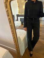 Charger l&#39;image dans la galerie, Claudie Pierlot - Chemise col montant noire

