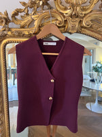 Charger l&#39;image dans la galerie, Zara - Gilet sans manche prune
