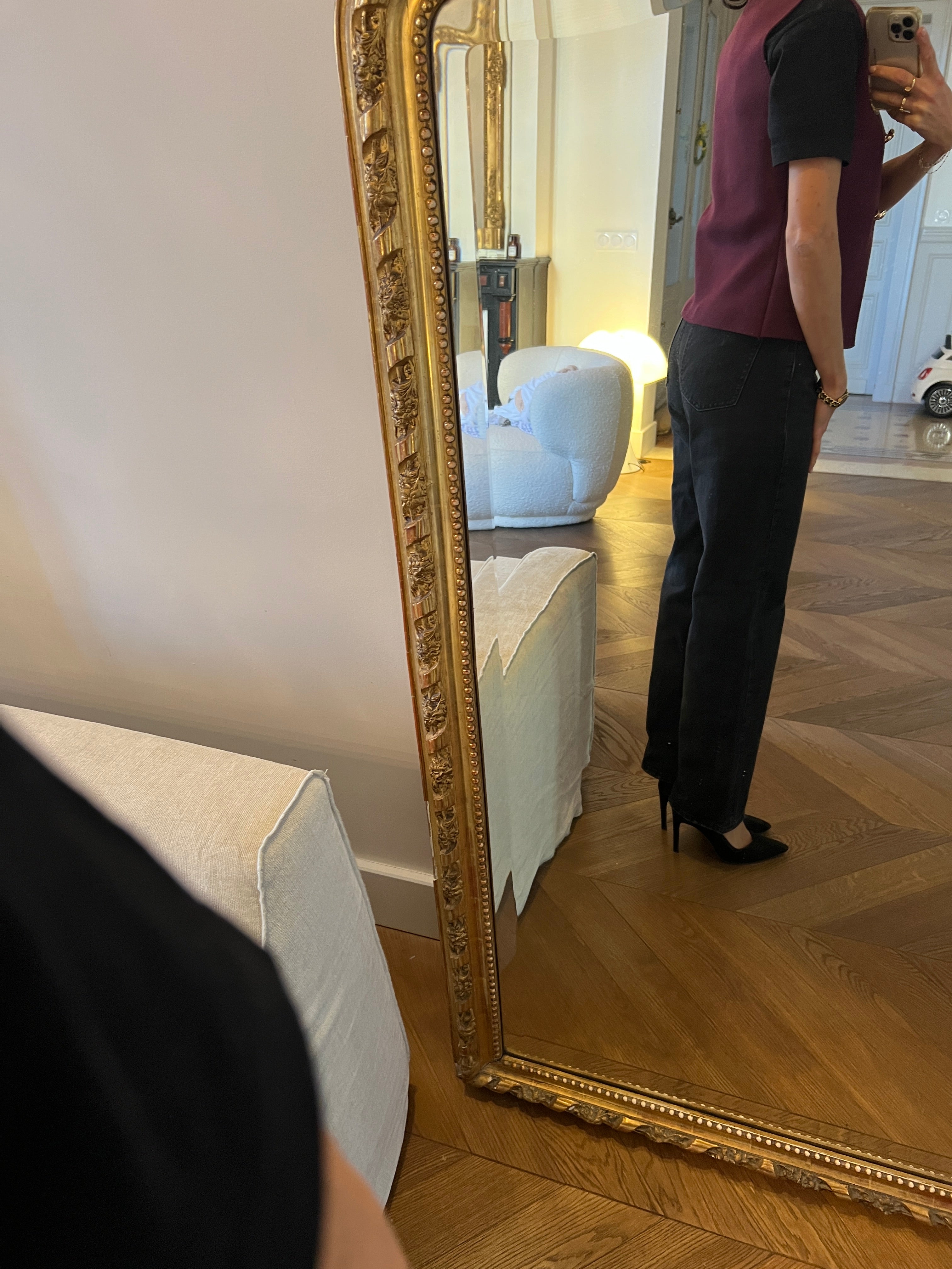 Zara - Gilet sans manche prune