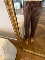 Charger l&#39;image dans la galerie, Pantalon Topolina satiné motifs fleurs
