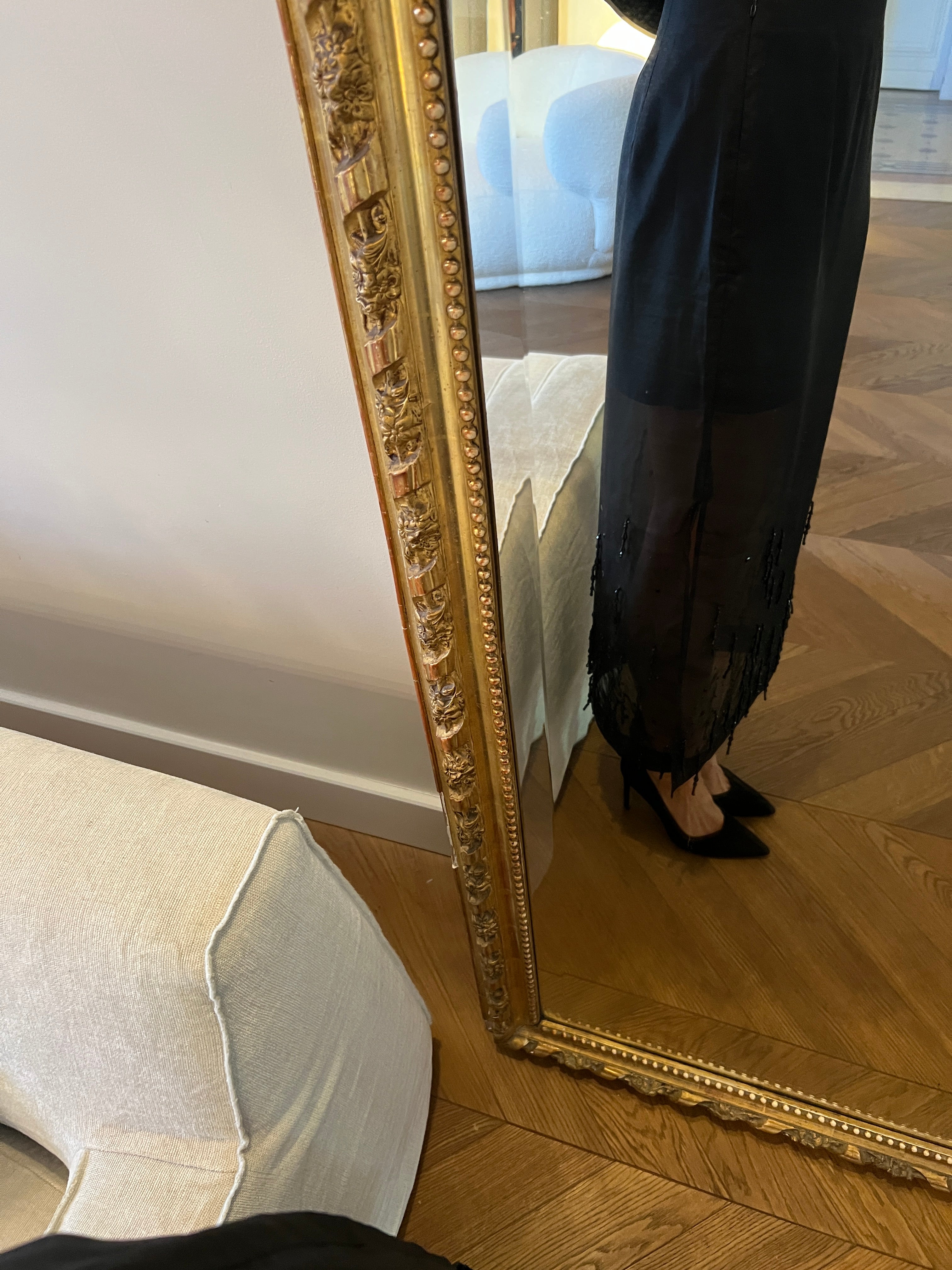 H&M - Jupe Edition à perles noires