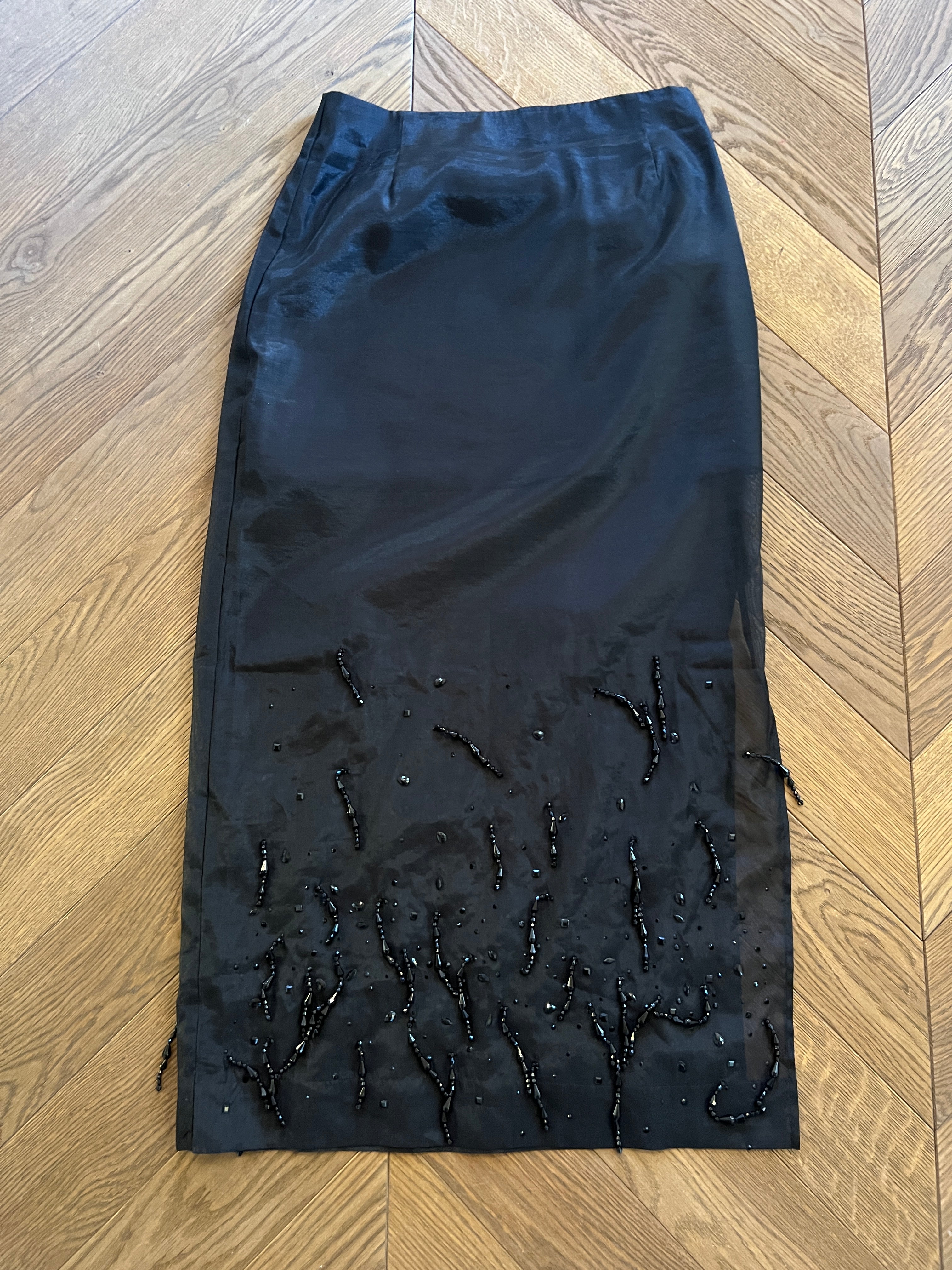 H&M - Jupe Edition à perles noires