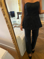 Charger l&#39;image dans la galerie, H&amp;M -  Bustier Edition à perles noires
