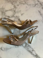 Charger l&#39;image dans la galerie, Sandales à talons Charles Jourdan grises
