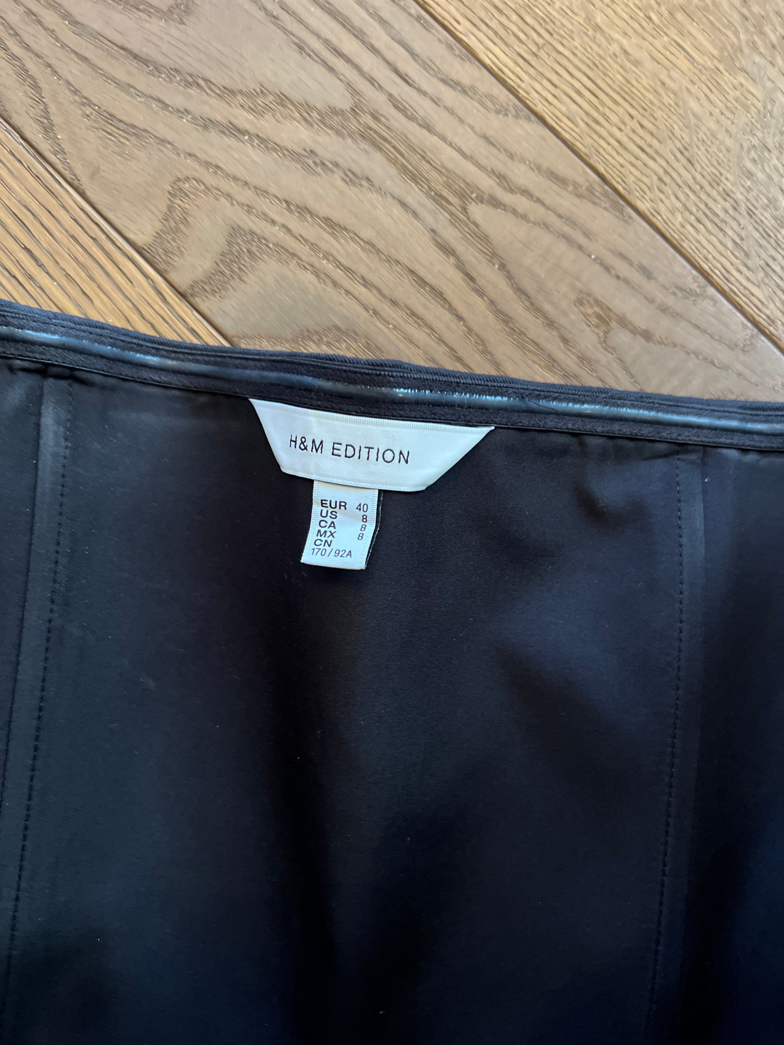 H&M -  Bustier Edition à perles noires