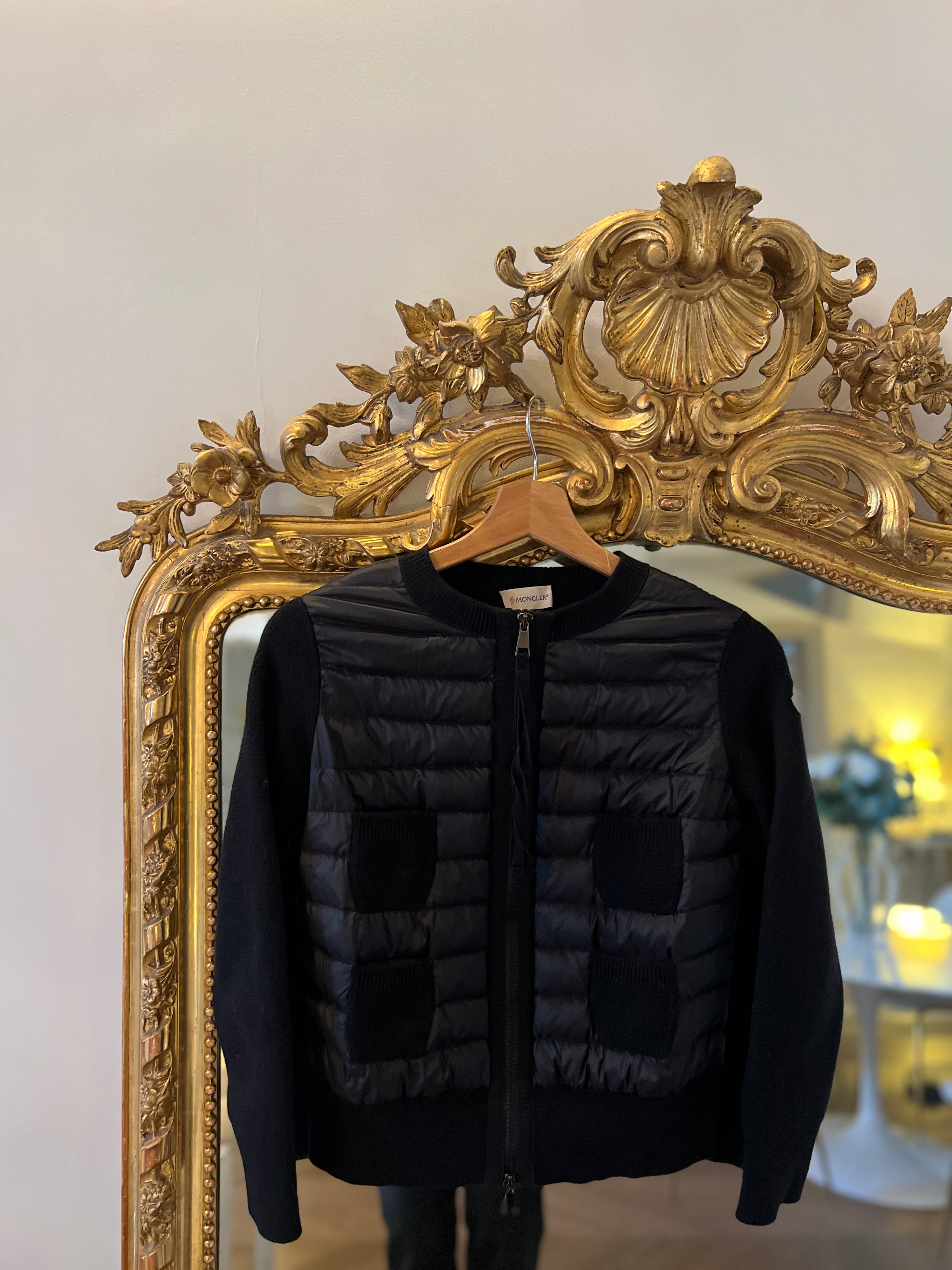Moncler - Veste zippé matelassé en laine