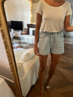 Charger l&#39;image dans la galerie, T-shirt Sézane en lin décolleté dos
