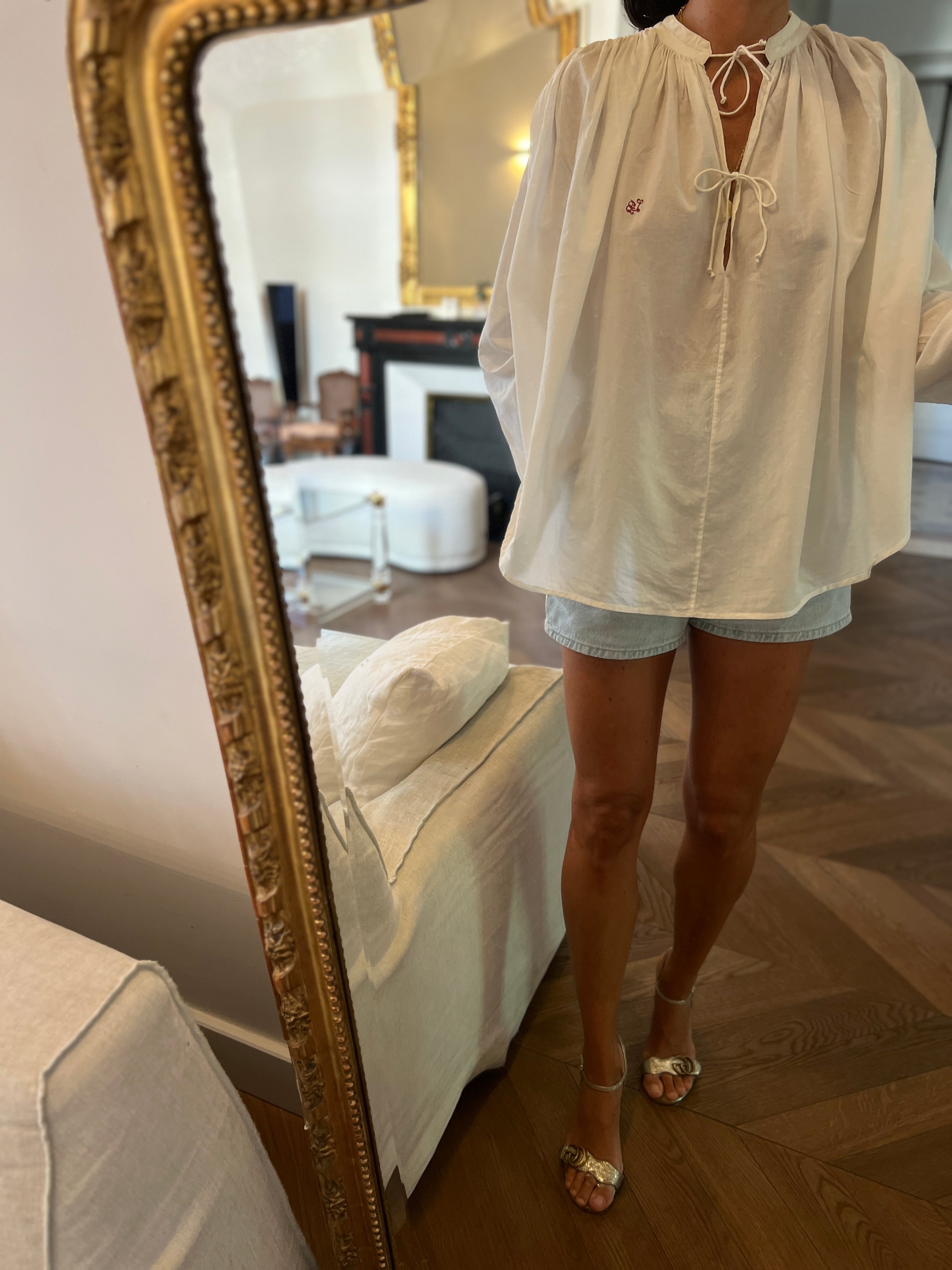 Blouse Laurence Bras blanche