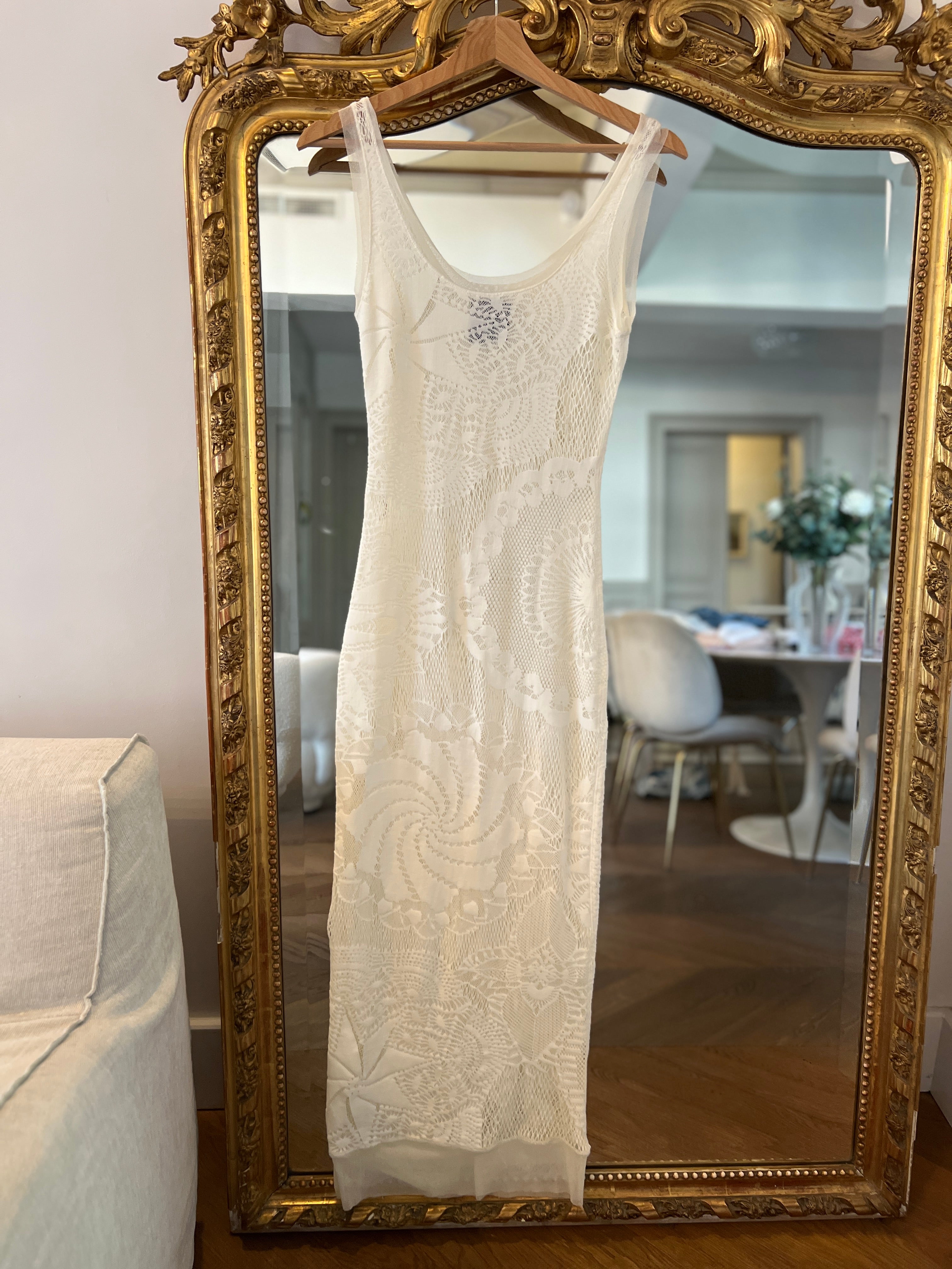 Robe Jean Paul Gaultier en maille ecrue