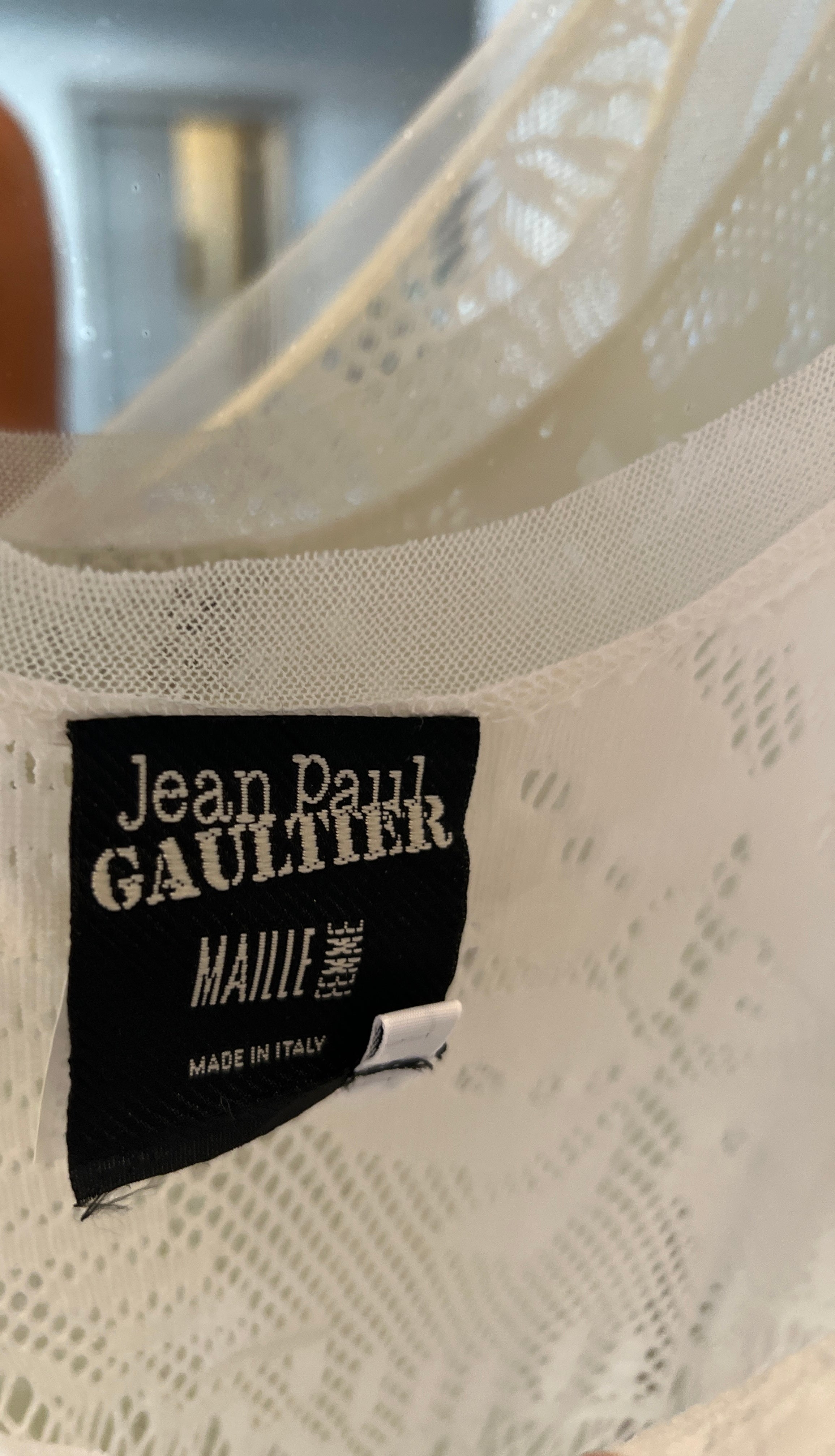 Robe Jean Paul Gaultier en maille ecrue