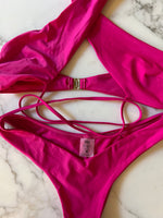 Charger l&#39;image dans la galerie, Aurianne Sinacola Maillot de bain rose deux pièces Kalk
