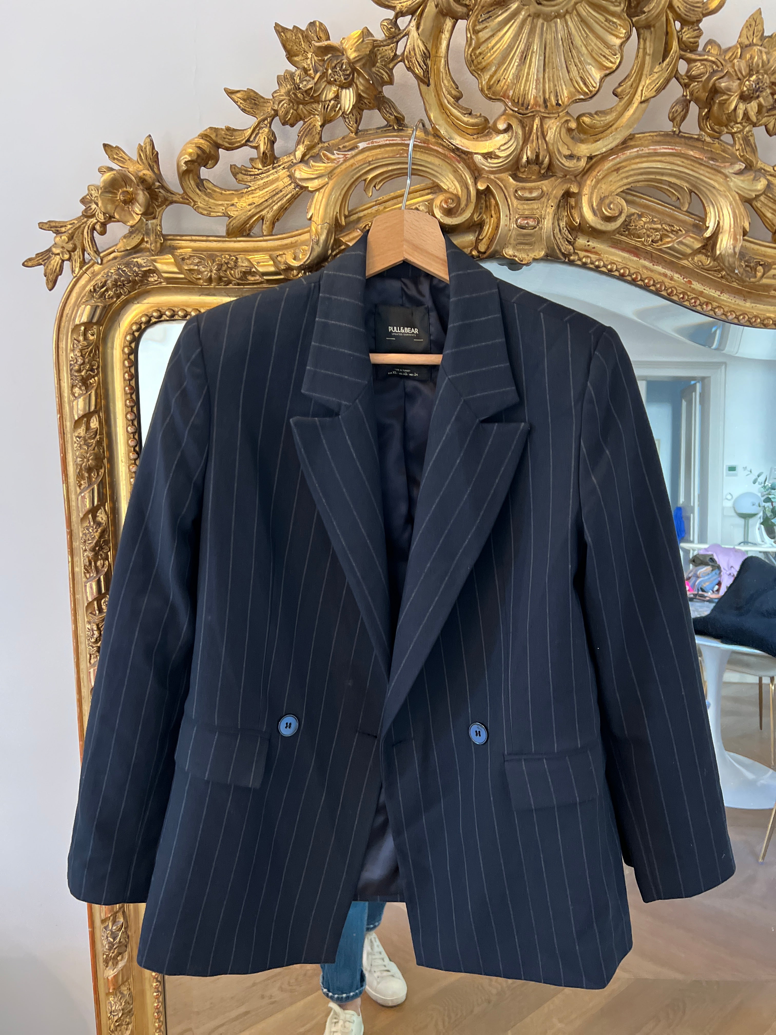 Aurianne Sinacola Blazer Pull&Bear à rayures