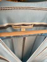 Charger l&#39;image dans la galerie, Combishort Maje bleu ciel à rayures
