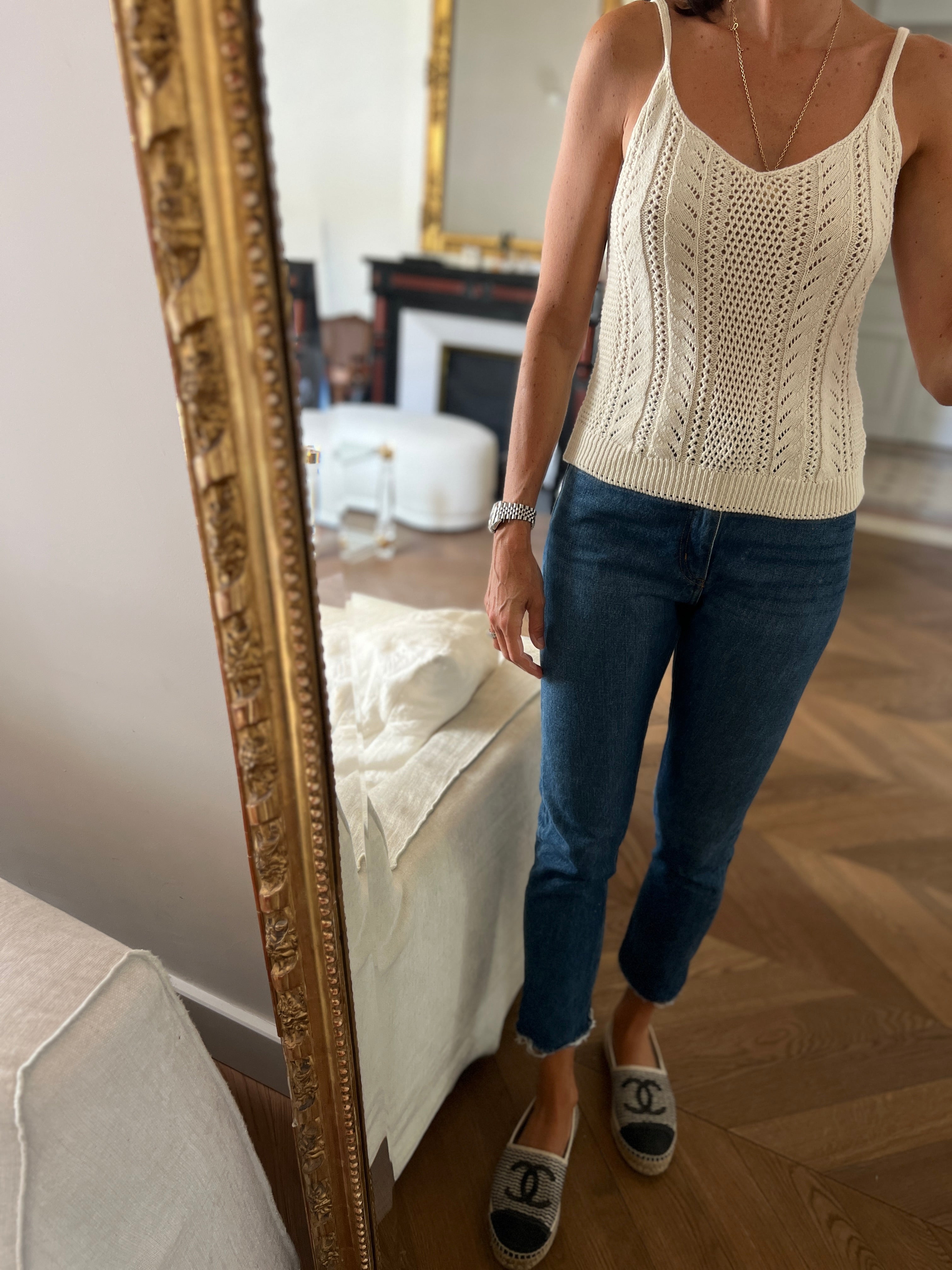 Débardeur Mango à crochet