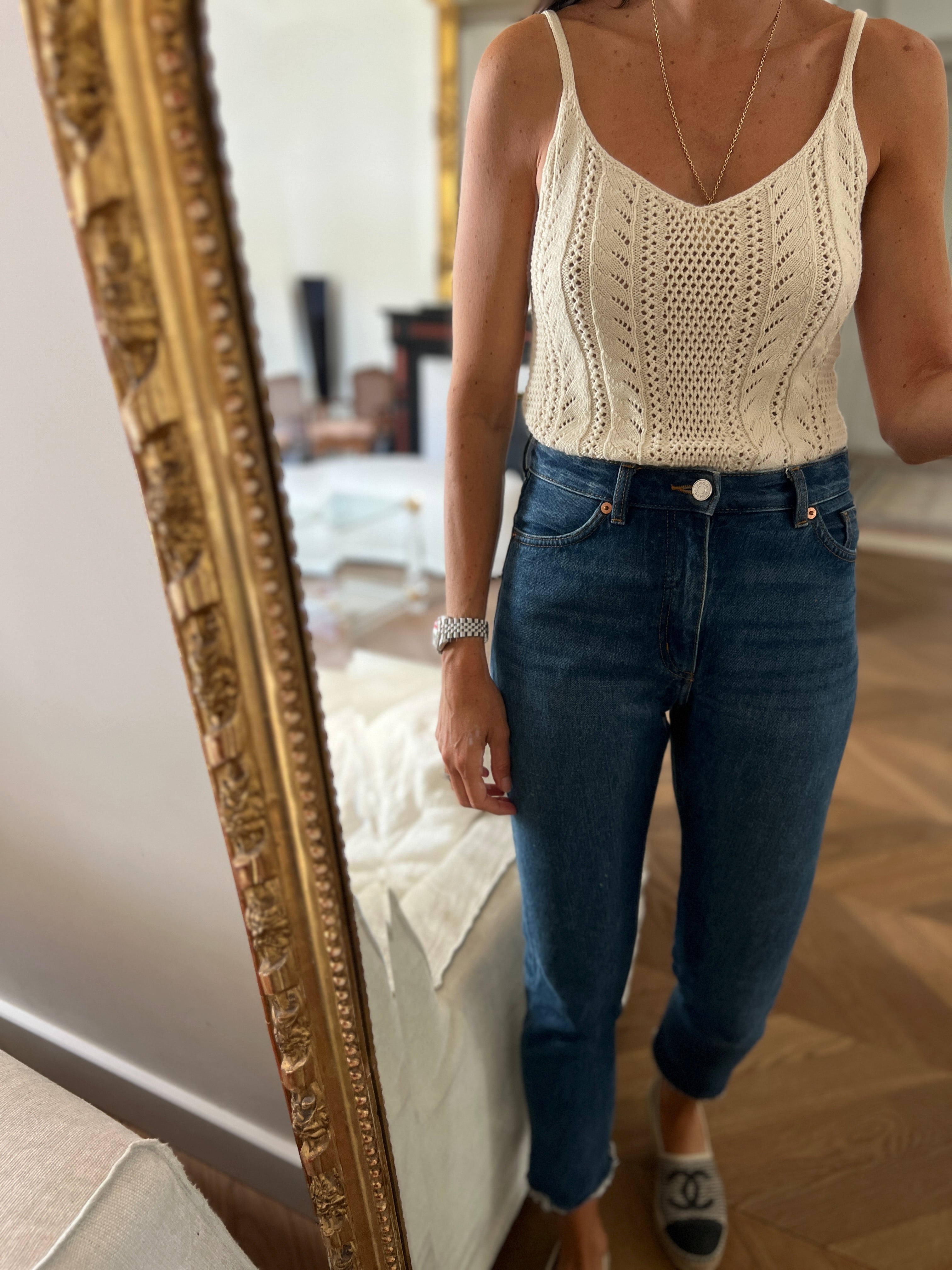 Débardeur Mango à crochet