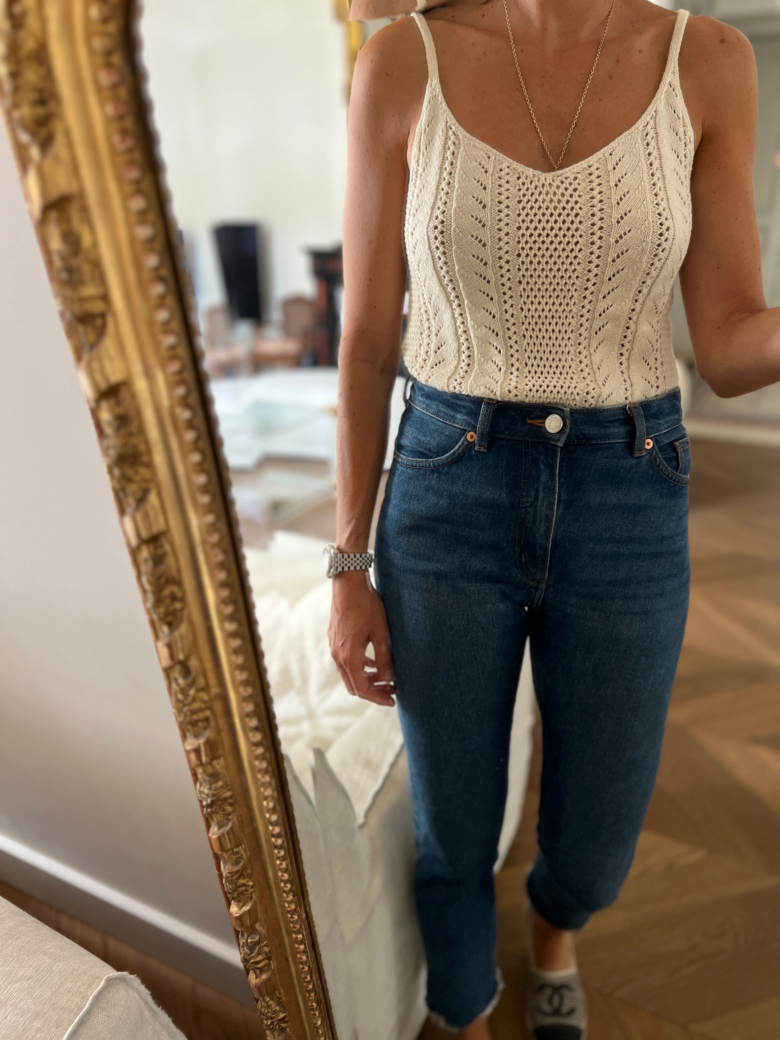 Débardeur Mango à crochet