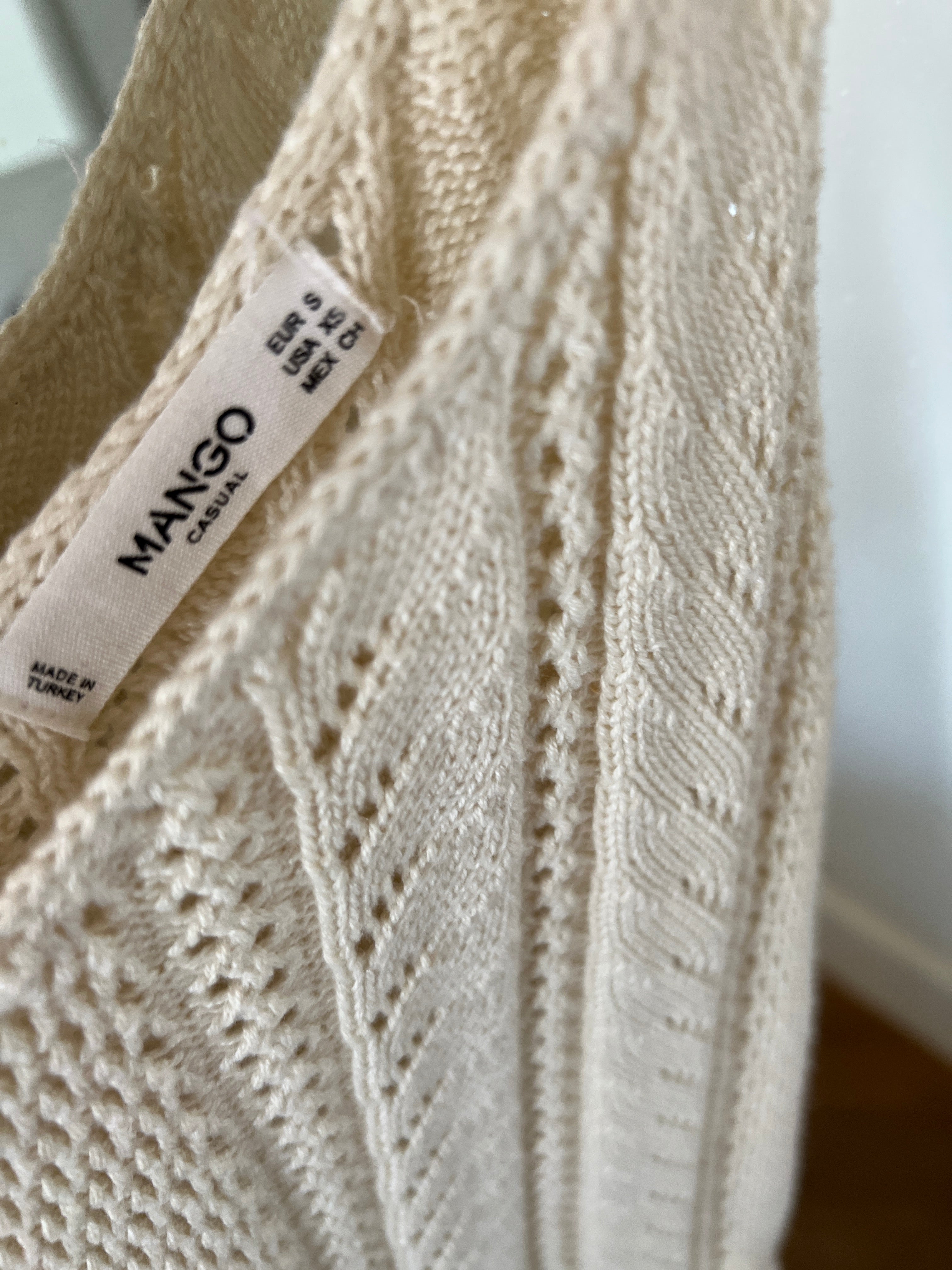 Débardeur Mango à crochet