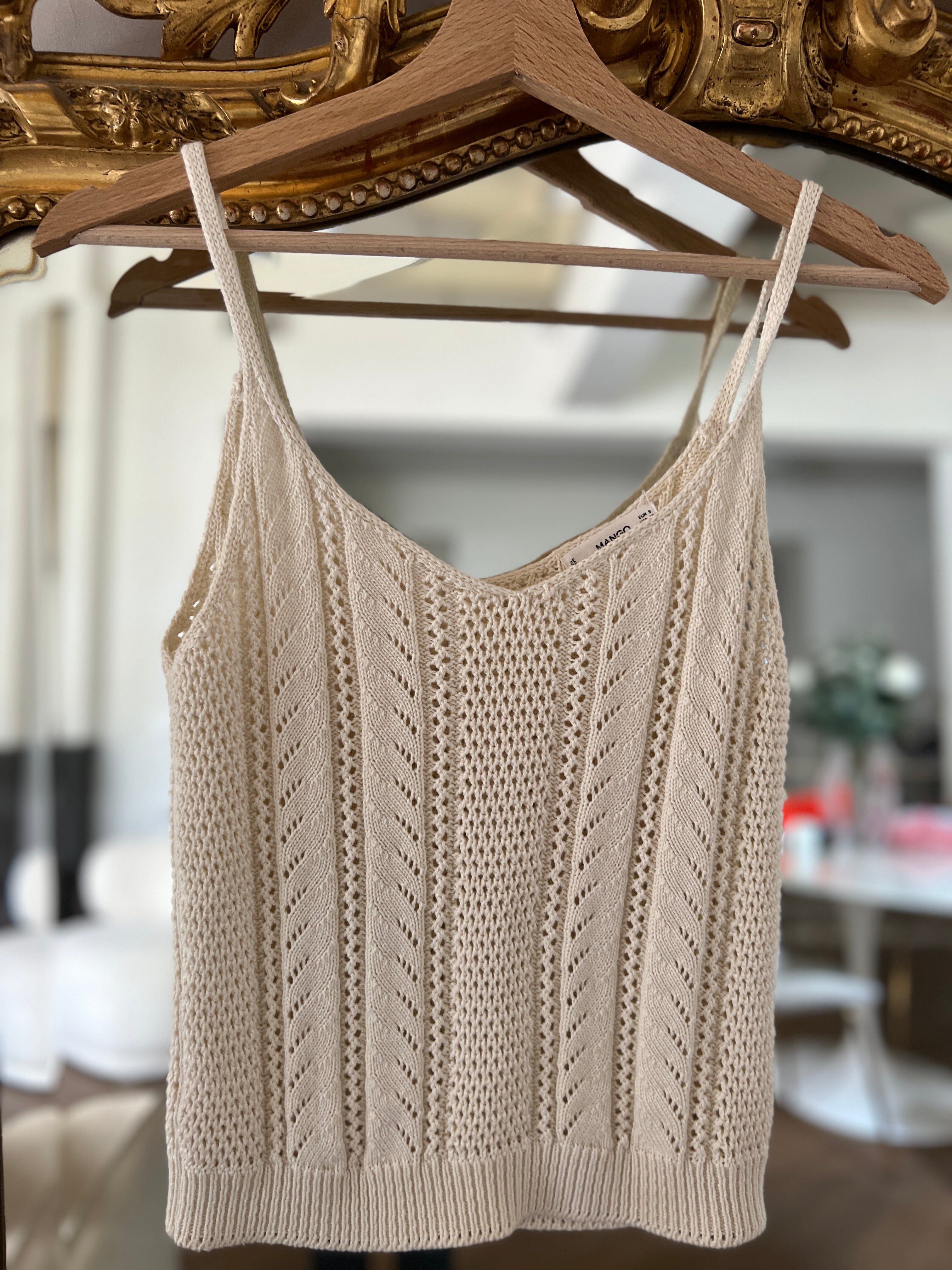 Débardeur Mango à crochet