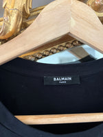 Charger l&#39;image dans la galerie, T shirt Balmain noir et doré
