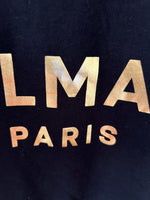 Charger l&#39;image dans la galerie, T shirt Balmain noir et doré
