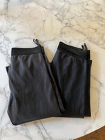 Charger l&#39;image dans la galerie, Lot de 2 leggings Drome en cuir noir et marron
