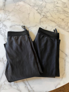 Lot de 2 leggings Drome en cuir noir et marron