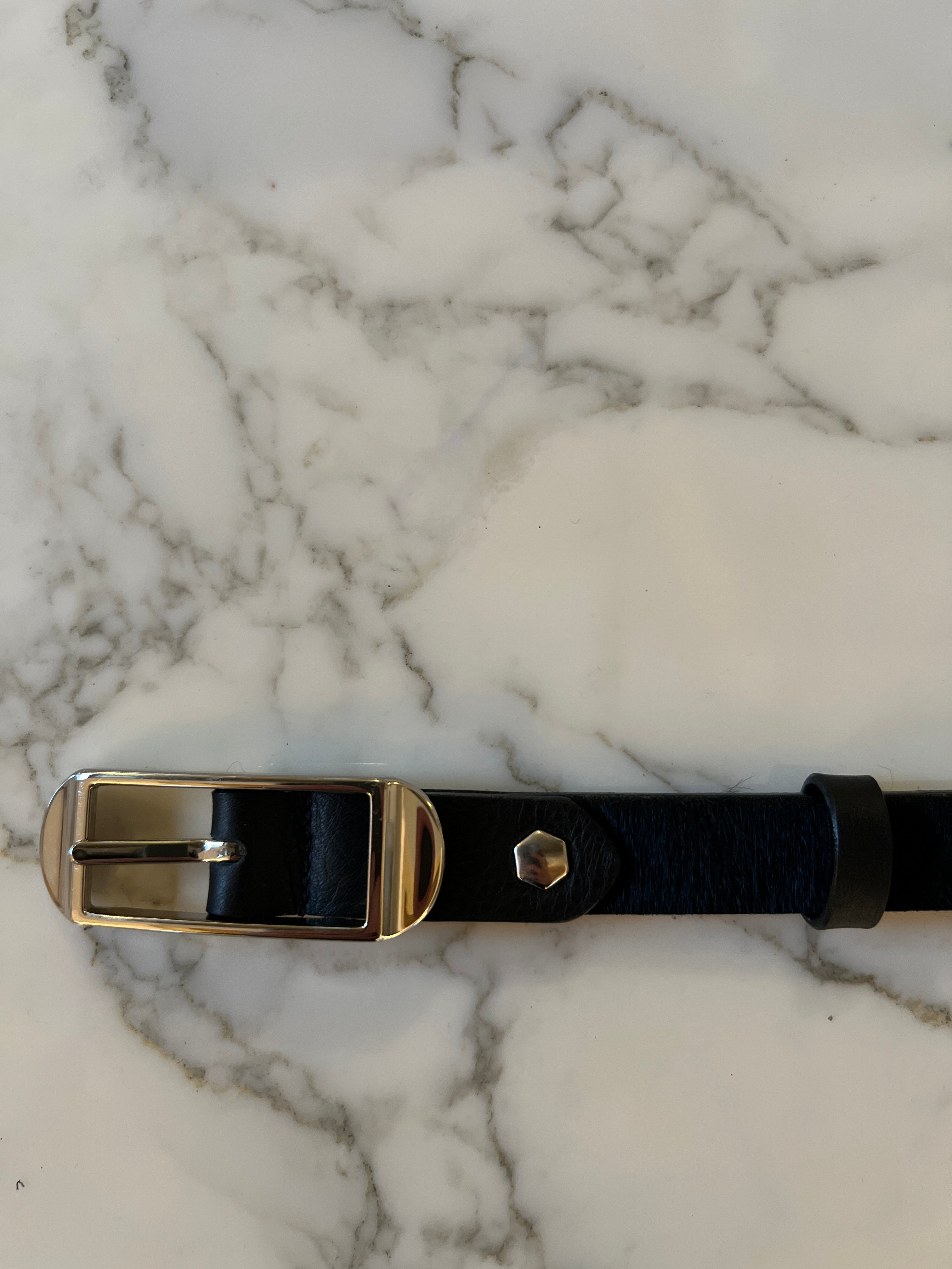 Ceinture Colisée Noire fine