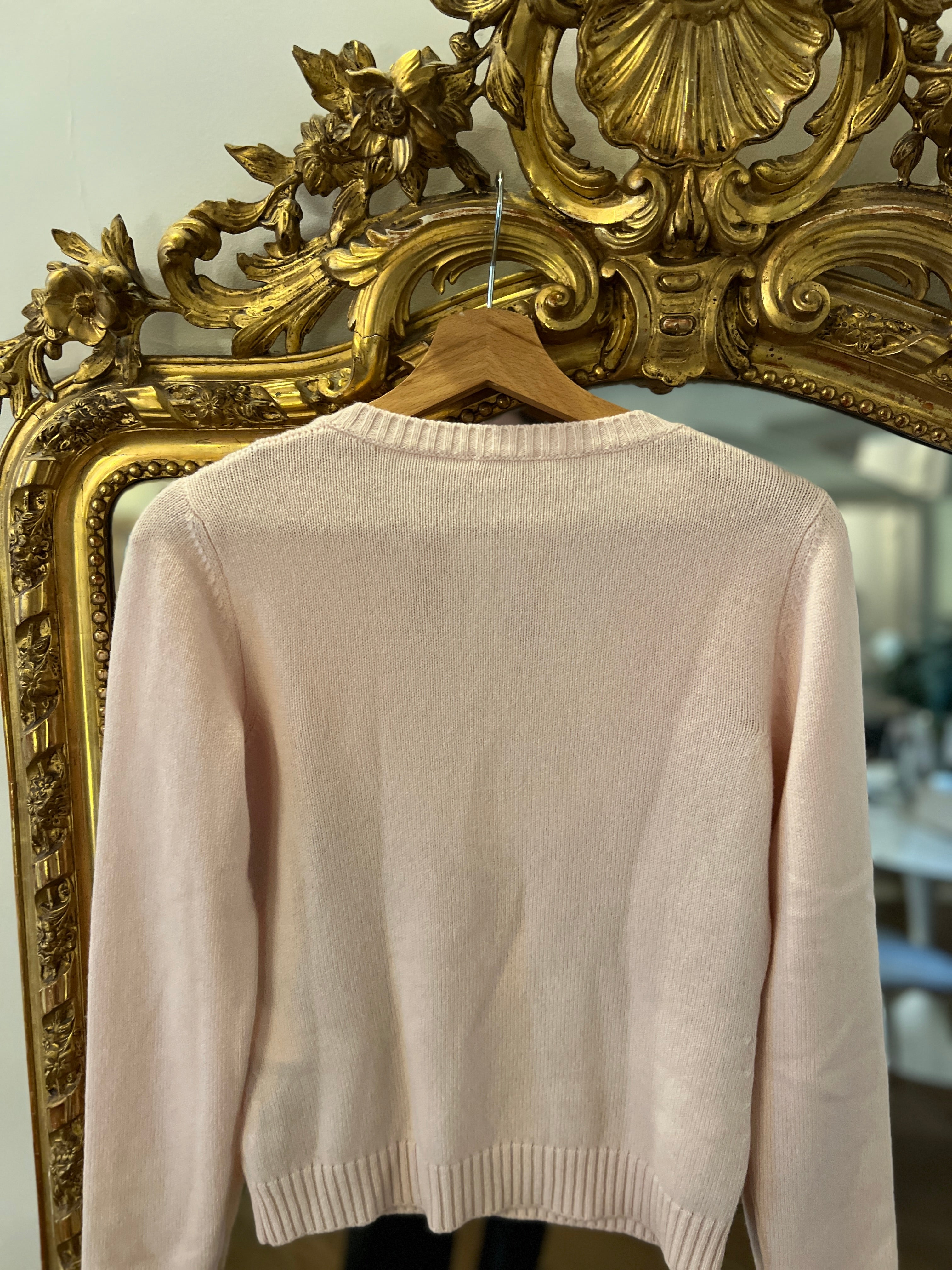 Pull Gilmar rose en laine et Cachemire