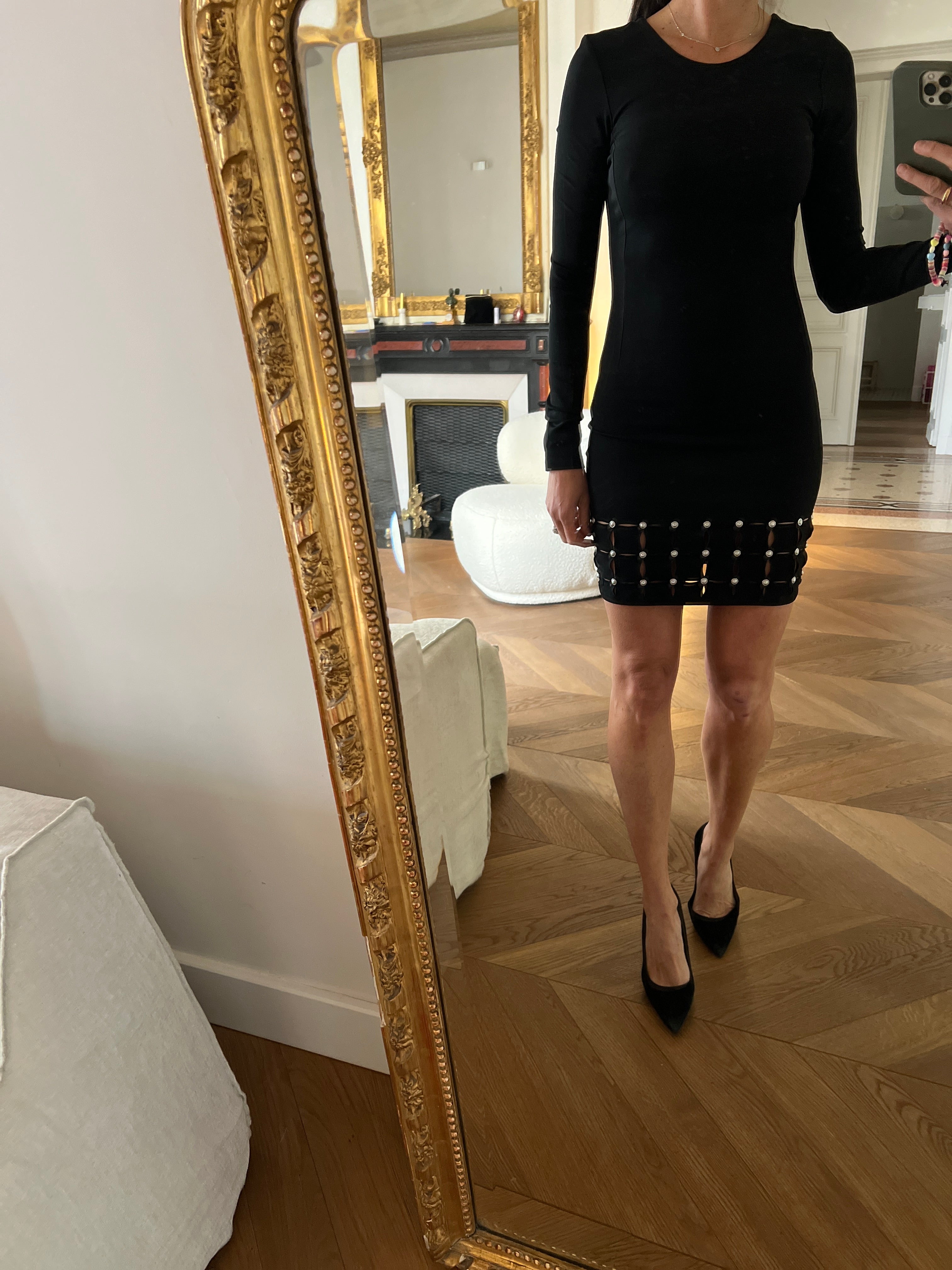 Aurianne Sinacola Robe Versus Versace noire