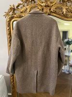 Charger l&#39;image dans la galerie, Isabel Marant - Manteau en laine beige chiné
