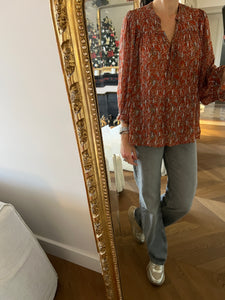 Blouse Ba&sh Terracota irisée