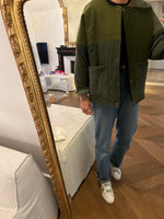 Charger l&#39;image dans la galerie, Thiane - Veste Patchwork verte
