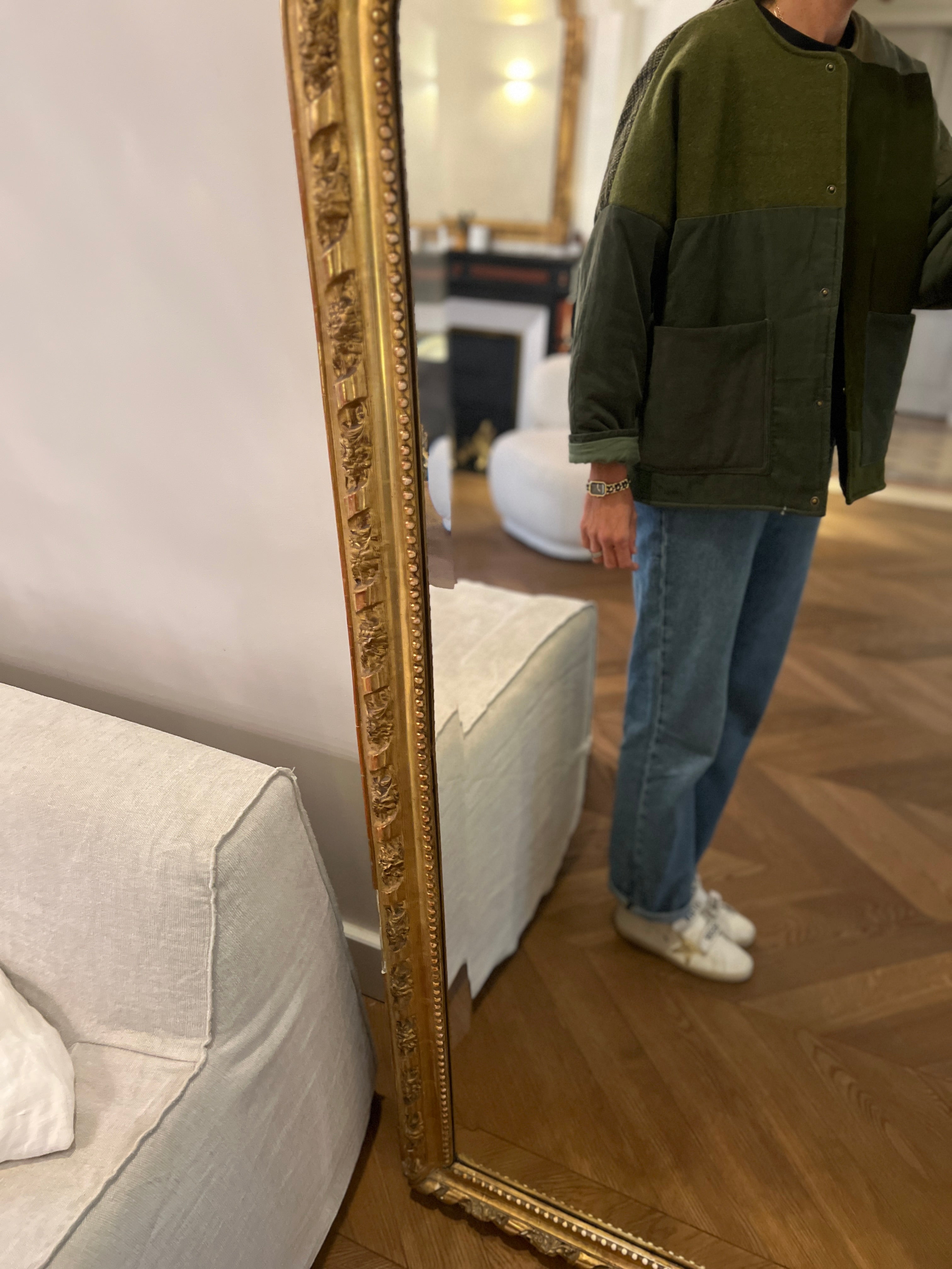 Thiane - Veste Patchwork verte