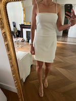 Charger l&#39;image dans la galerie, Aurianne Sinacola Robe Zara blanche à bretelles
