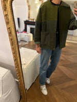 Charger l&#39;image dans la galerie, Thiane - Veste Patchwork verte
