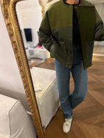 Charger l&#39;image dans la galerie, Thiane - Veste Patchwork verte
