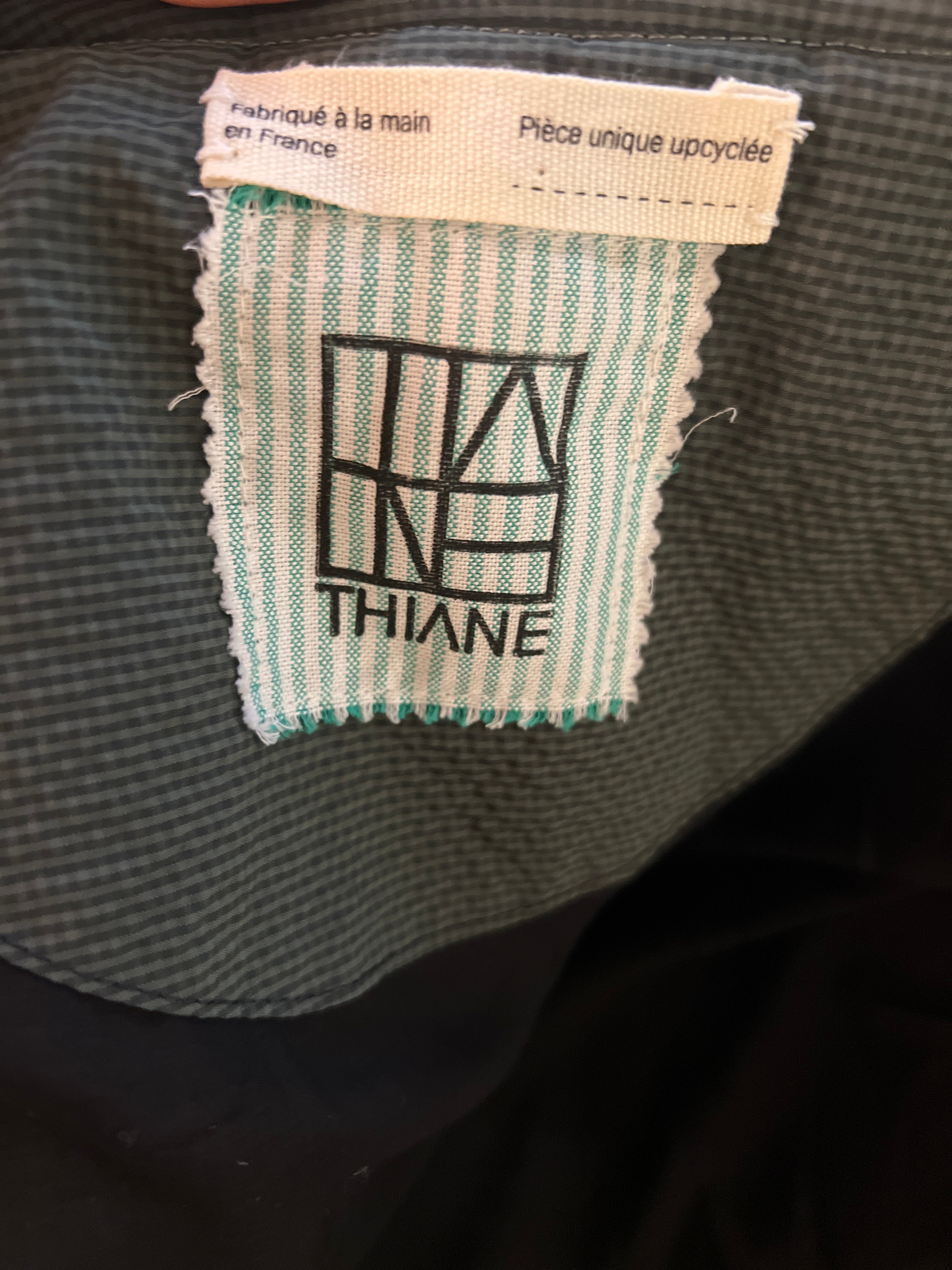 Thiane - Veste Patchwork verte