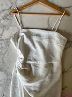 Charger l&#39;image dans la galerie, Aurianne Sinacola Robe Zara blanche à bretelles
