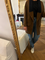 Charger l&#39;image dans la galerie, Zara - Manteau marron col laine
