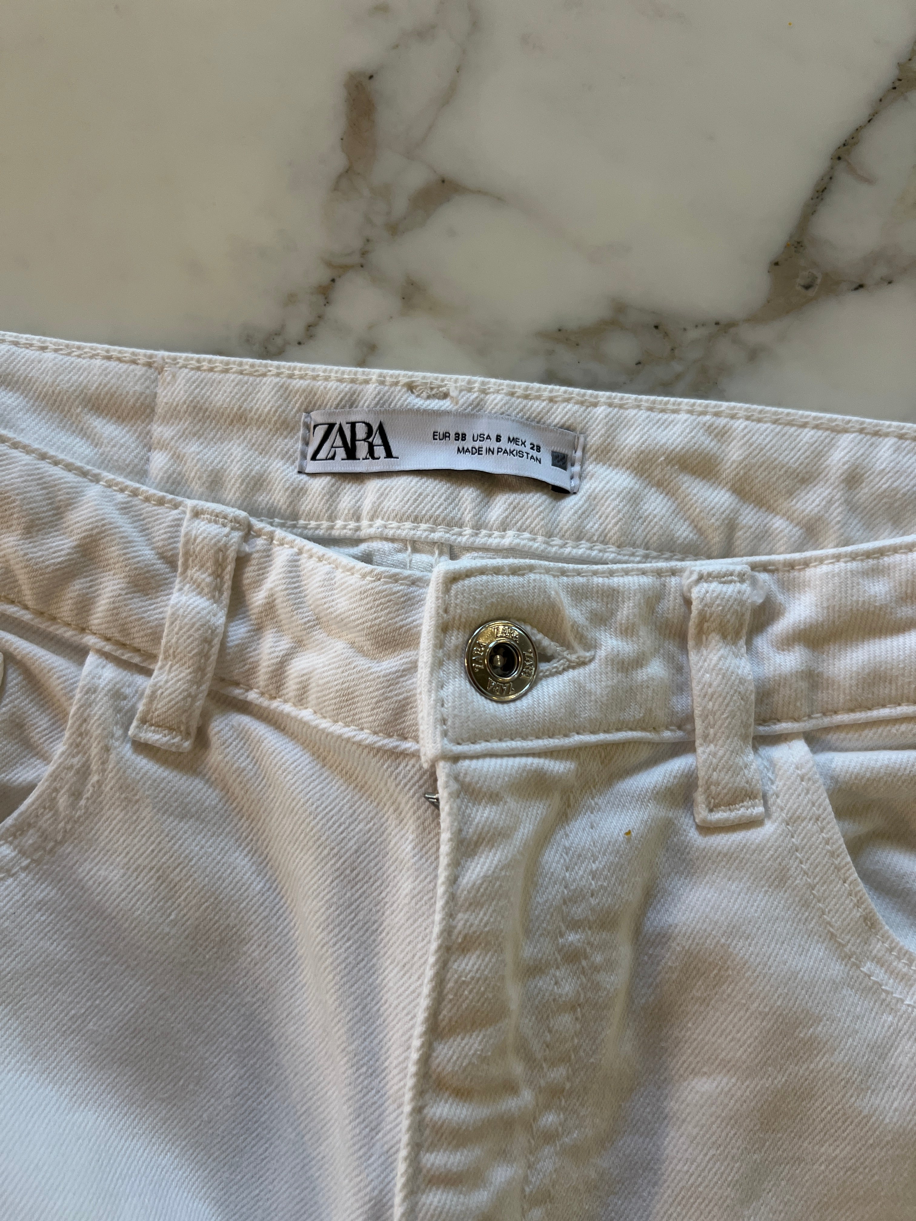 Zara - Jean Blanc classique T.38