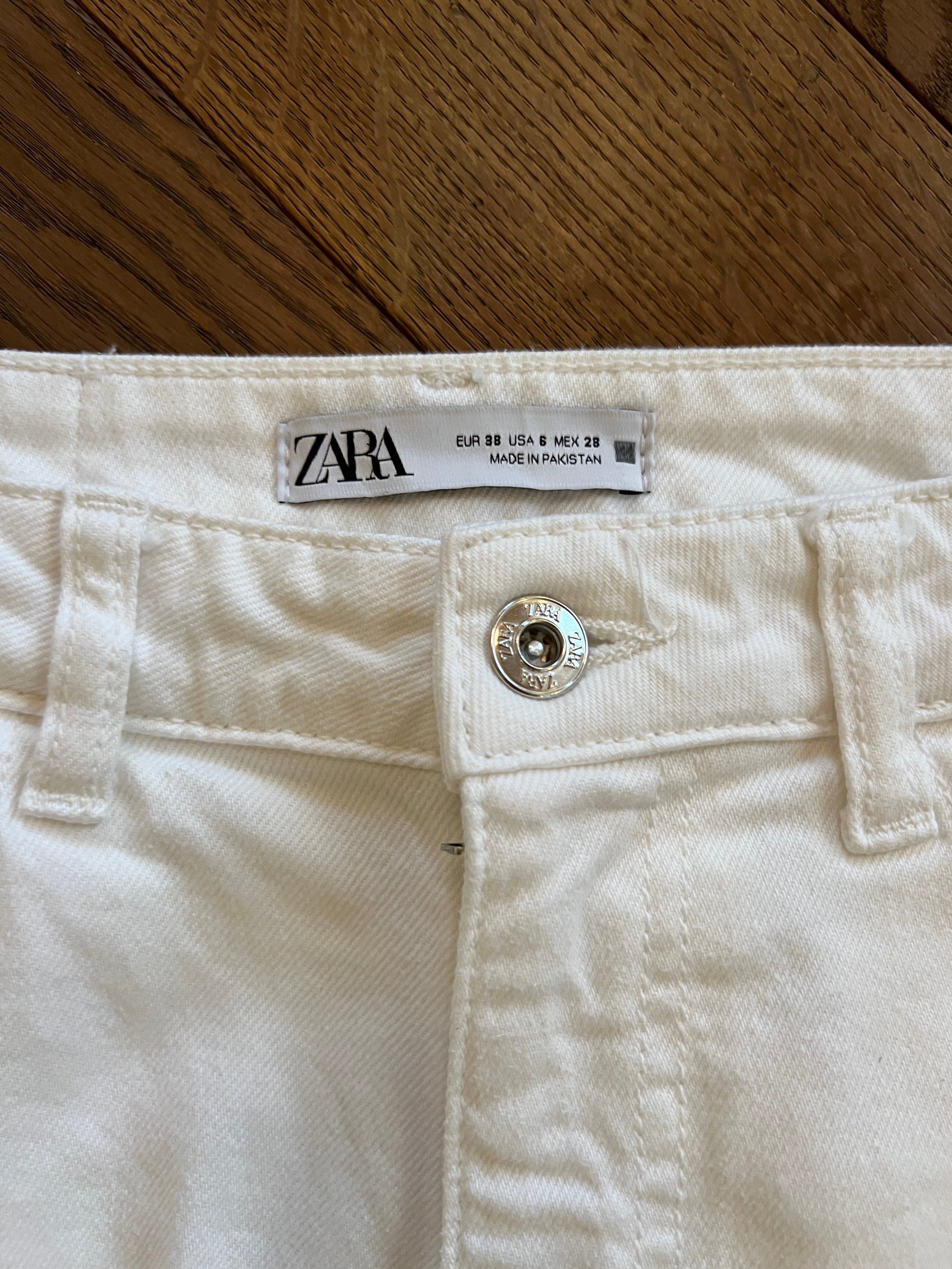 Zara - Jean Blanc classique T.38
