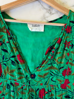 Charger l'image dans la galerie, Ba&amp;sh - Robe verte à fleurs Eve
