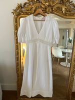 Charger l&#39;image dans la galerie, Robe Claudie Pierlot longue blanche en lin
