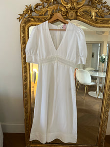 Robe Claudie Pierlot longue blanche en lin