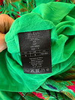 Charger l'image dans la galerie, Ba&amp;sh - Robe verte à fleurs Eve
