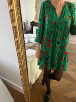 Charger l'image dans la galerie, Ba&amp;sh - Robe verte à fleurs Eve
