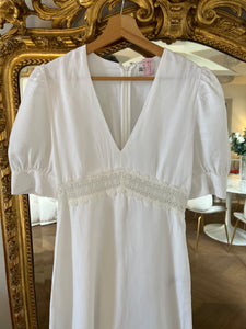 Robe Claudie Pierlot longue blanche en lin