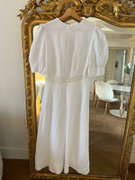 Charger l&#39;image dans la galerie, Robe Claudie Pierlot longue blanche en lin
